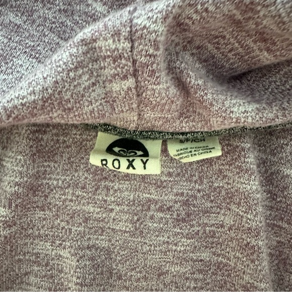 Women’s Roxy Marled Purple Tunic Hoodie - Size Small - Picture 4 of 4